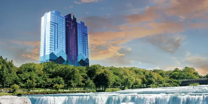 Niagara Falls from the observation walkway